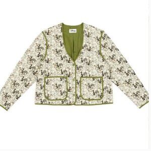 NWT Disney Parks Bambi Quilted Jacket Size 1X
